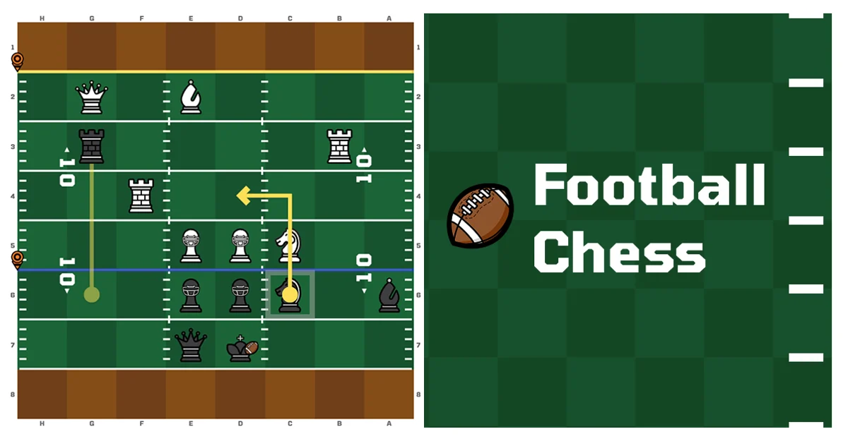 Football Chess board and game artwork